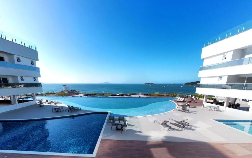 Acqua Marine Floripa Apto Com Vista Para O Mar! Florianopolis Exterior photo