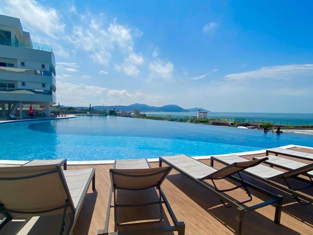 Acqua Marine Floripa Apto Com Vista Para O Mar! Florianopolis Exterior photo